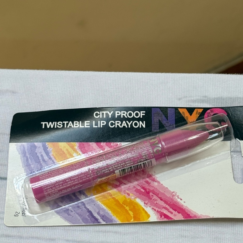 NYC City Proof Twistable Lip Crayon - Pink